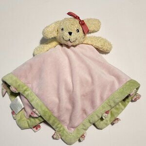 Pink puppy dog lovey security blanket Kelly B Rightsell